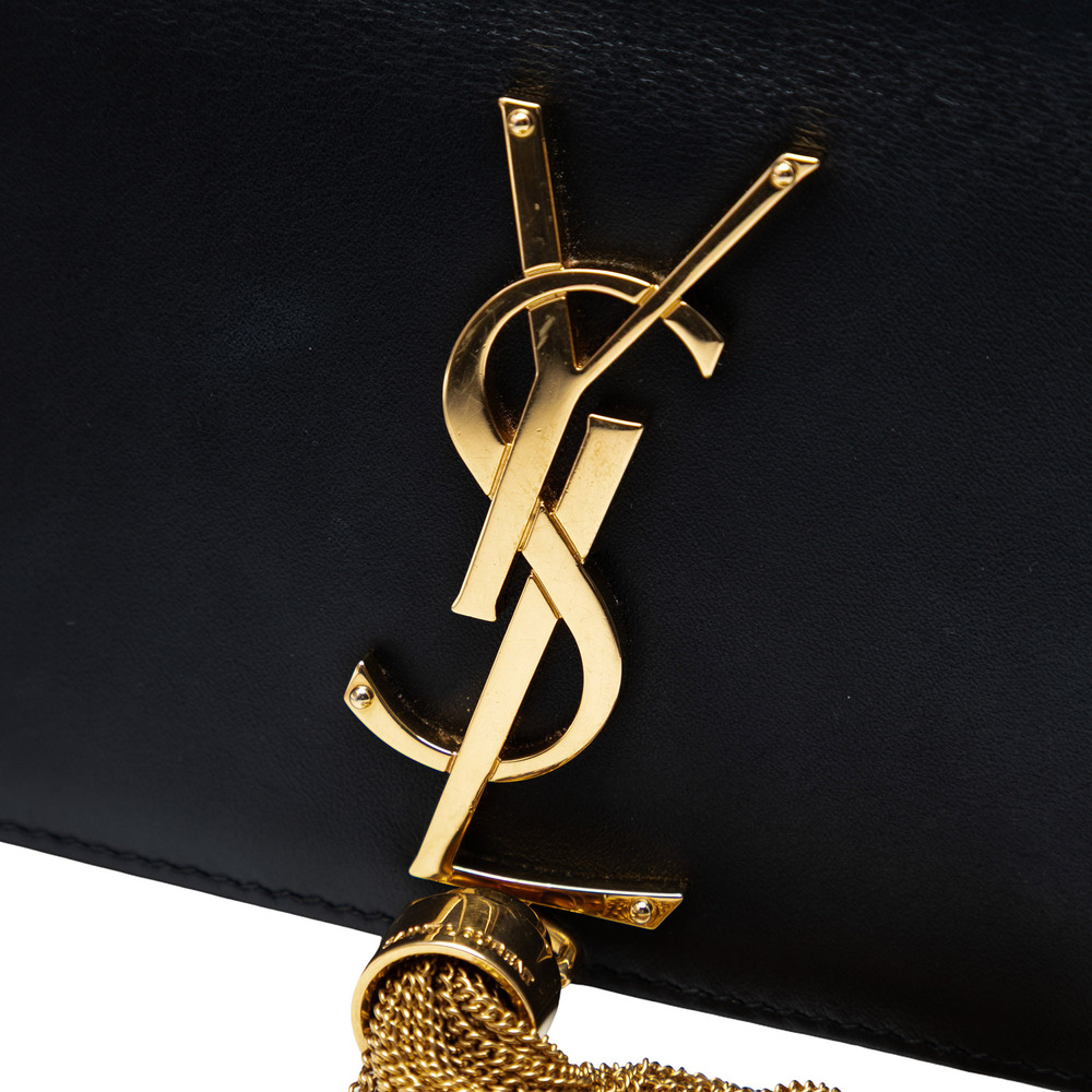 Pre-Loved Saint Laurent Small Smooth Calfskin Monogram Kate Tassel Crossbody - Picture 6 of 7